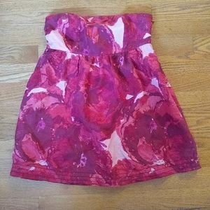 100% silk strapless blouse *NEW WITH TAGS*